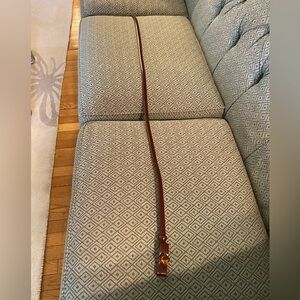 Isaac Mizrahi Brown Leather Belt XL/1X never worn